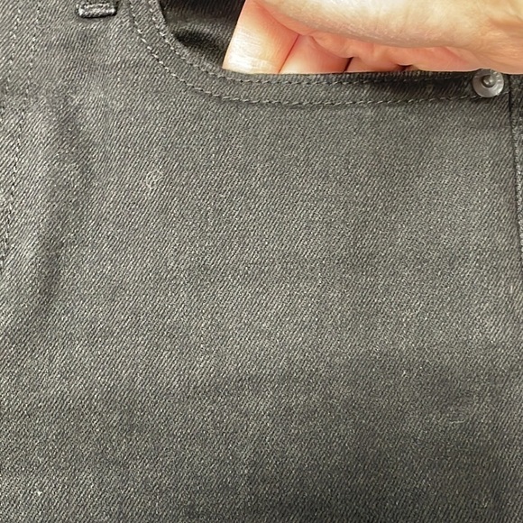 Everlane Jeans High Rise Skinny Ankle Black Denim Size 26 - Picture 6 of 11